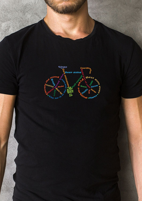 Pánské tričko "Bike - Keep going"