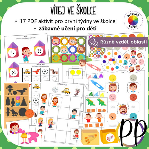Vítej ve školce - zábavné aktivity pro děti (PDF)