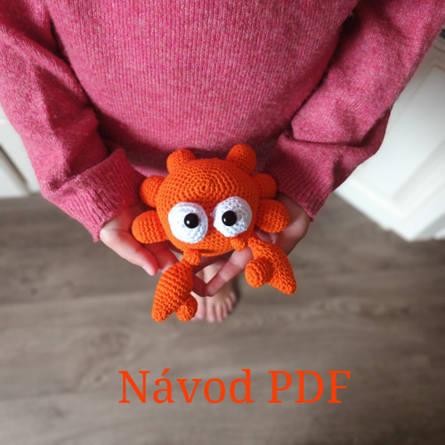 Návod na háčkovaného kraba