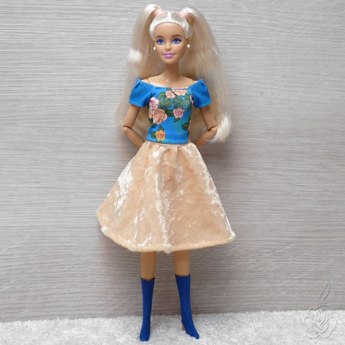 Sukýnka a blůzička pro Barbie