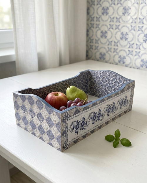 Úložný box-Středomořská kachle