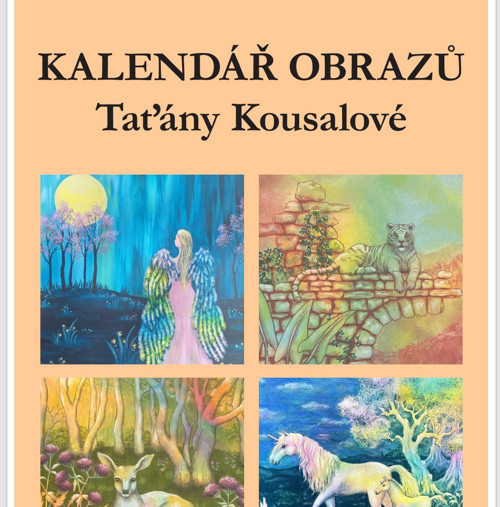 Univerzání plánovací kalendář s obrazy menší