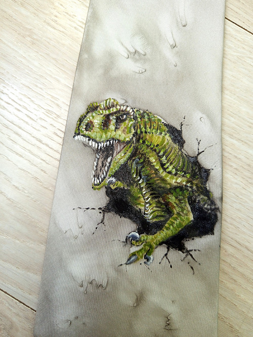 Kravat s T-rex — foto 1