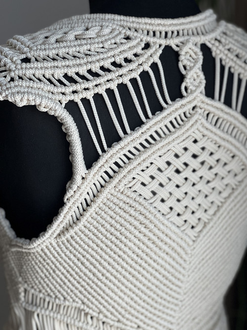 Macramé šaty — foto 1