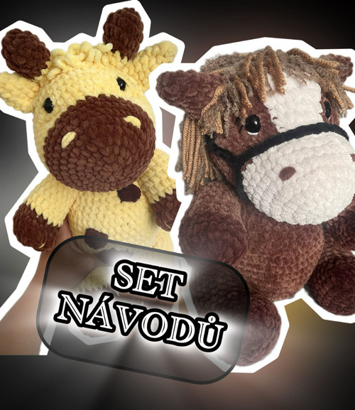 Návod na koníka Tondu + žirafku Amálku