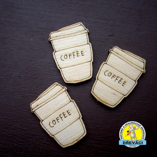 COFFEE 3 x 2,1 cm... KV0367 G