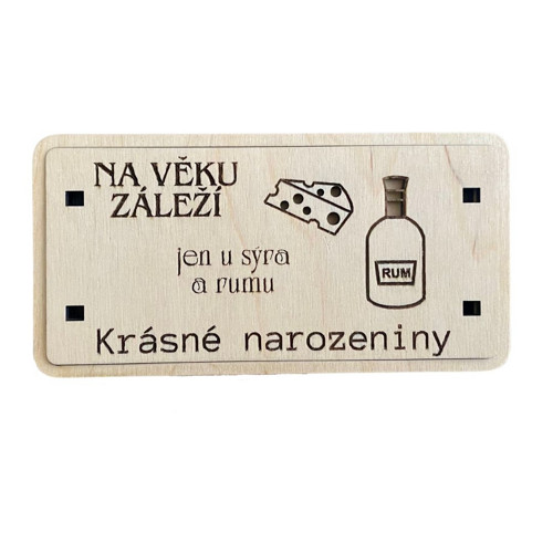 Originální narozeninové přání na peníze