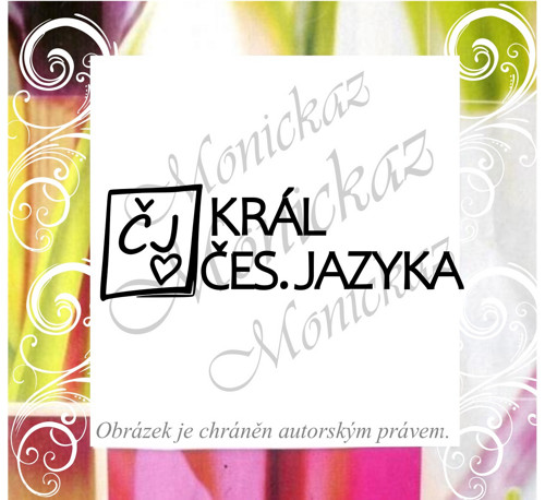 Král českého jazyka 441. Razítko.