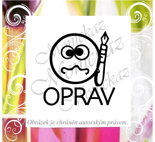 Oprav smajlík 473. Motivační razítko