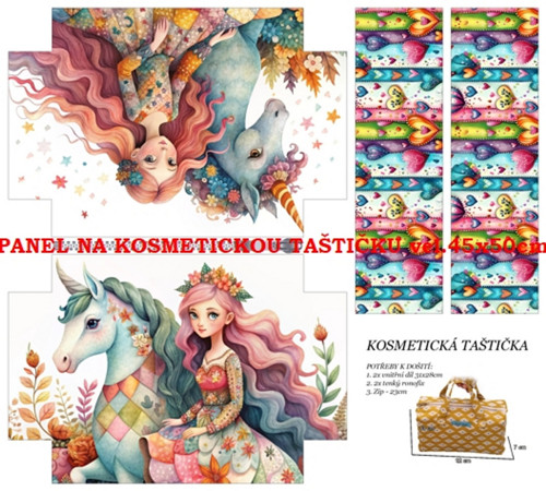 Panel na taštičku bavlna