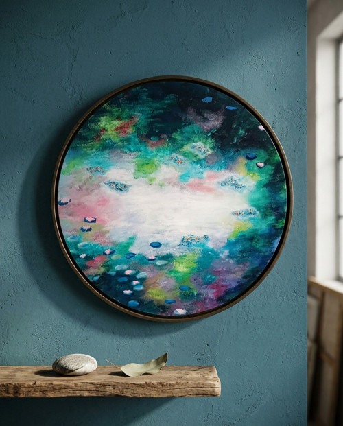 Lekníny no.6 (60x60cm) od Floydled Art