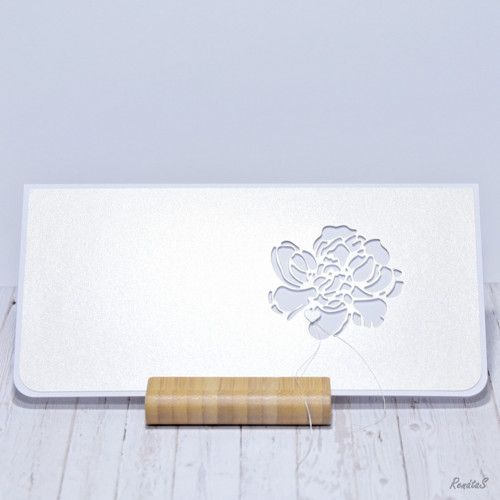 Darovací obálka / přání - Milky rose — foto 1