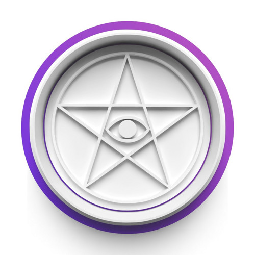 Vykrajovátko mystika a tajemno - pentagram
