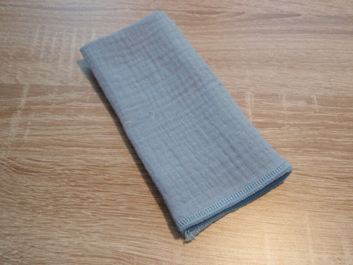 Mušelínový kapesník jeans modrý
