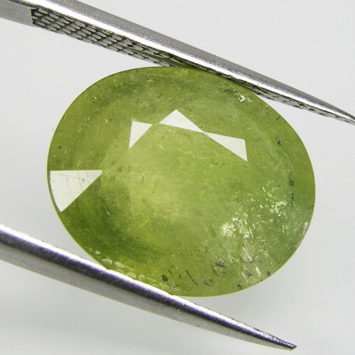Velký zelený Safír, 10,27ct., 15,4x12,9x6,1 mm