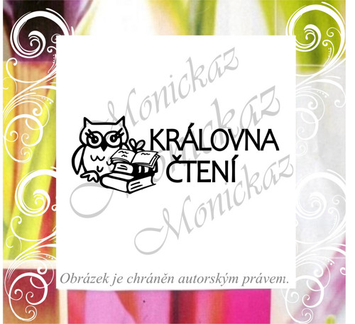Královna čtení sova 619. Razítko.