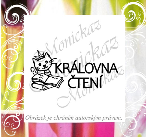 Královna čtení kočka 624. Razítko. — foto 1