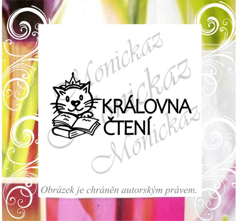 Královna čtení kočka 626. Razítko.