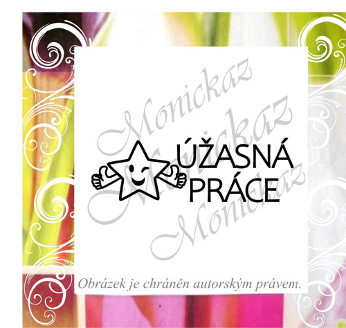 Úžasná práce smajlík 659. Razítko.