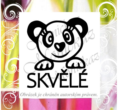 Skvělé panda 716. Razítko. — foto 1