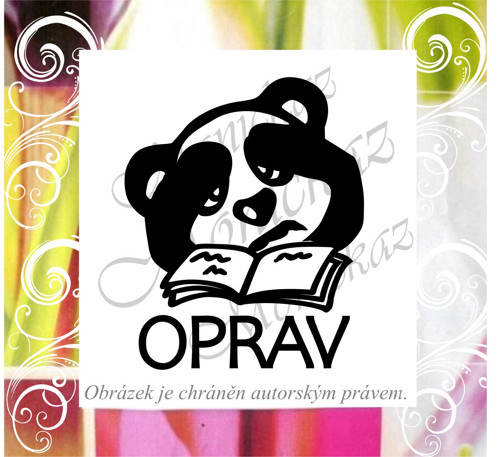 Oprav panda 721. Razítko.
