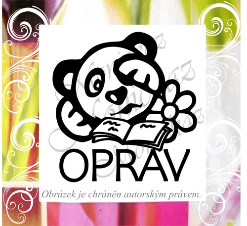 Oprav panda 723. Razítko.