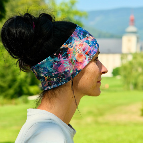 Bavlněná čelenka V kosmu — foto 1