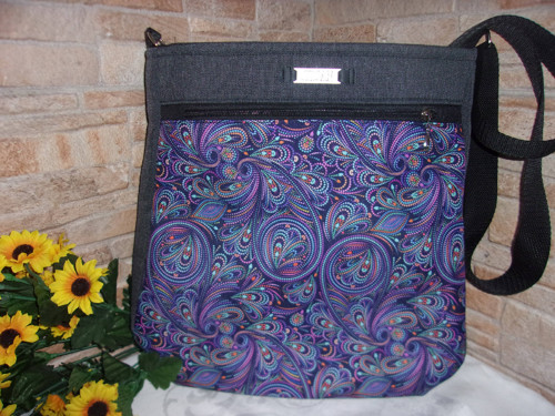 Fialová - velká crossbody — foto 1
