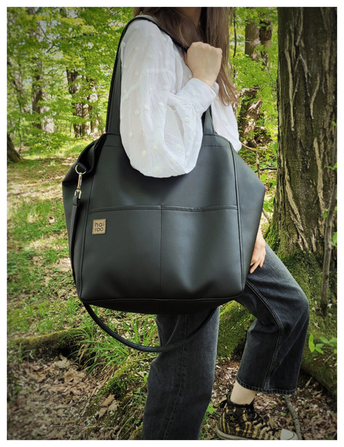 Černá taška Lazy bag Pocket