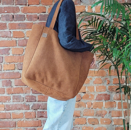 Hnědá taška Lazy bag Bukka