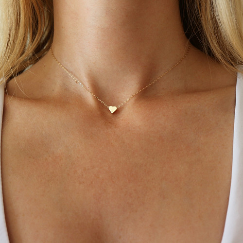 Amore | Minimalistický Řetízek Se Srdíčkem