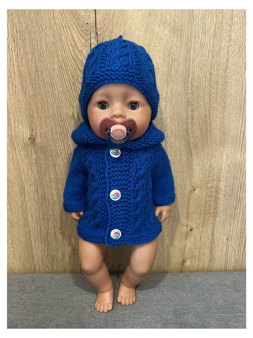 Set pro Baby Born 43 cm - modry