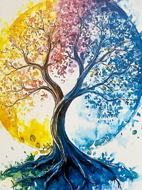 Art print Strom života P0020