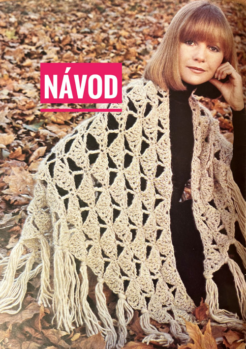 Šátek Vintage - Návod na Háčkování (PDF)