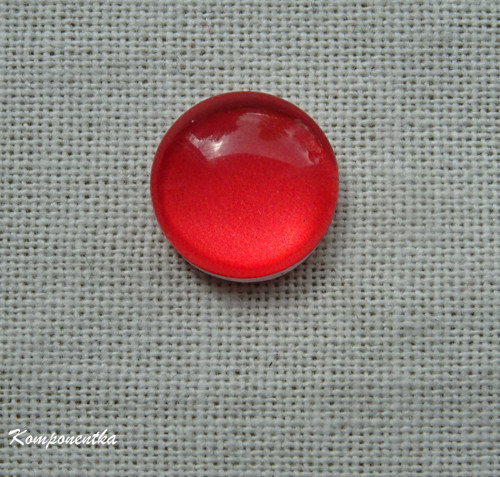 Skleněný kabošon 8mm 1kus