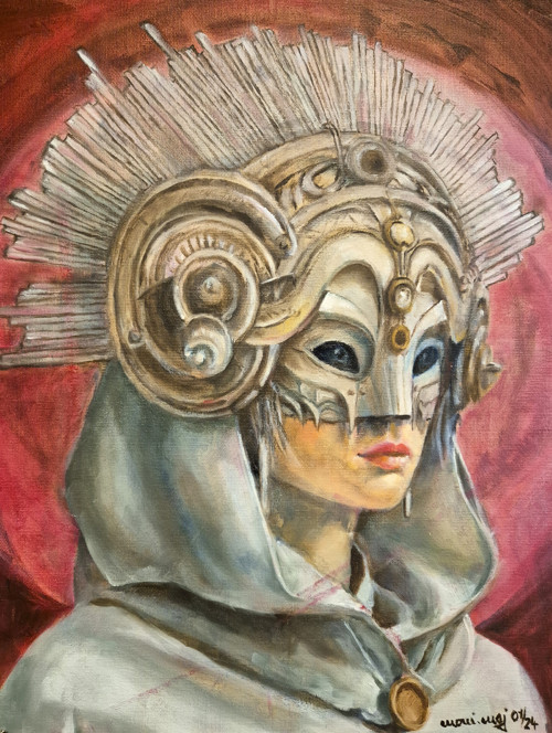 STRÁŽKYNĚ DUŠE | Olej | Plátno na desce | 40 x 30