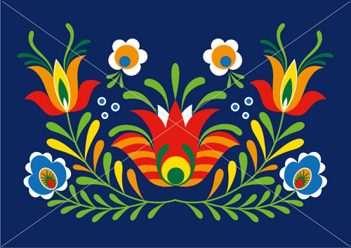 Folklorní ornamenty (Slovensko) (JPG + PNG)
