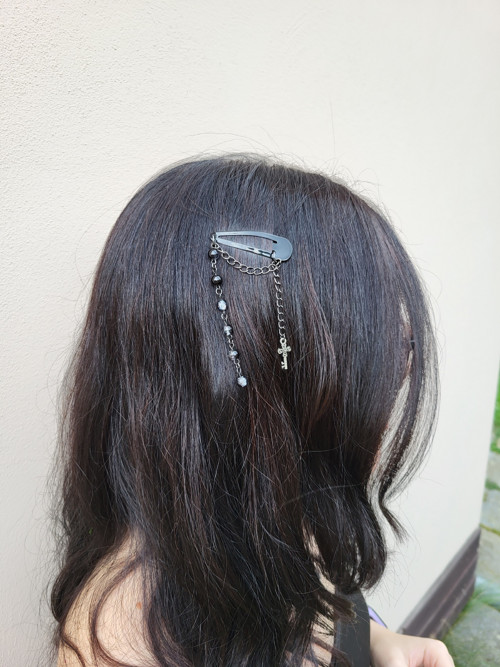 Sponka do vlasů "Black sparkle"