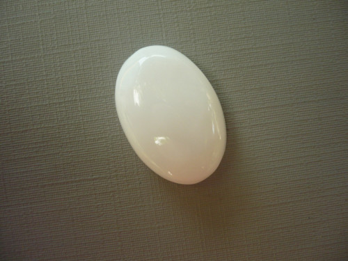 Kabošon – bílý opál 24 mm, č.34f