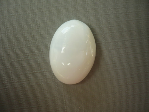 Kabošon – bílý opál 23 mm, č.46f