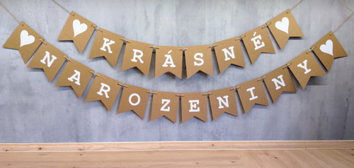 Girlanda - KRÁSNÉ NAROZENINY