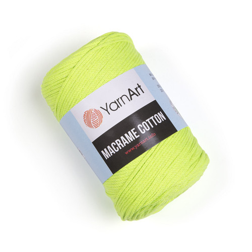 Příze Macrame Cotton - neonově žlutá