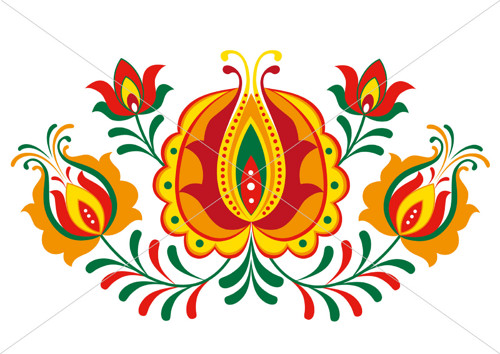 Folklorní ornamenty (Slovensko) (JPG + PNG)