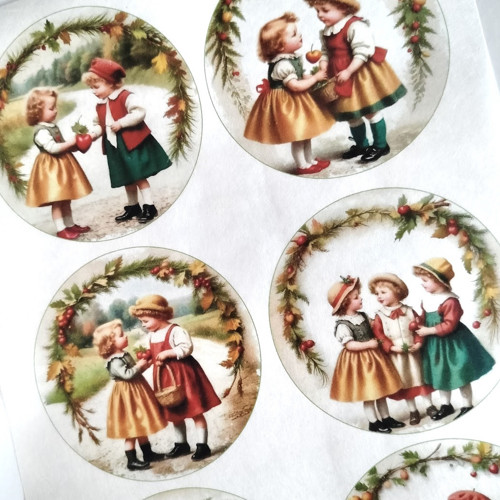 Originální rýžový papír na decoupage - PODZIMNÍ