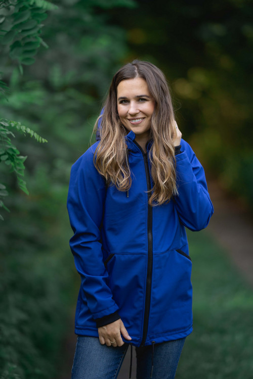 Softshellová bunda Lili královsky modrá
