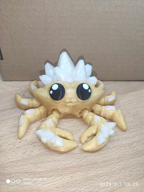 Krab s krystaly