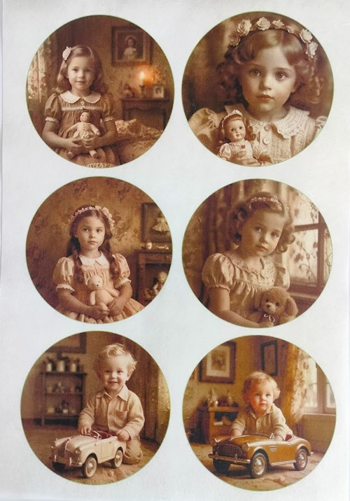 Originální rýžový papír na decoupage - VÁNOČNÍ II.