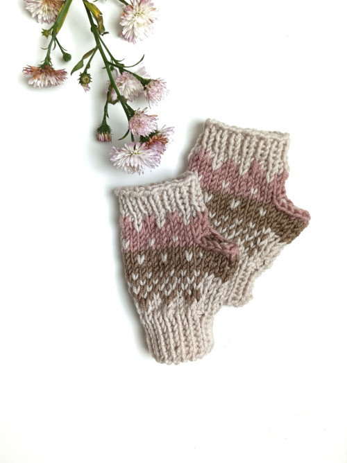 Bezprstove staroružové s hnedou detské