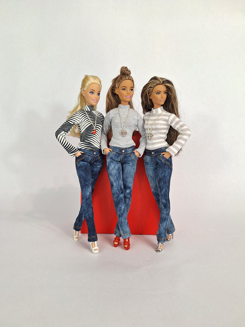 Barbie roláček s dlouhým rukávem č-7,8,9