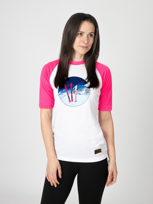 Drexiss dámské funkční CoolMax tričko SKI - PINK